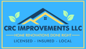 Logo for home improvement and renovation services with a house graphic.